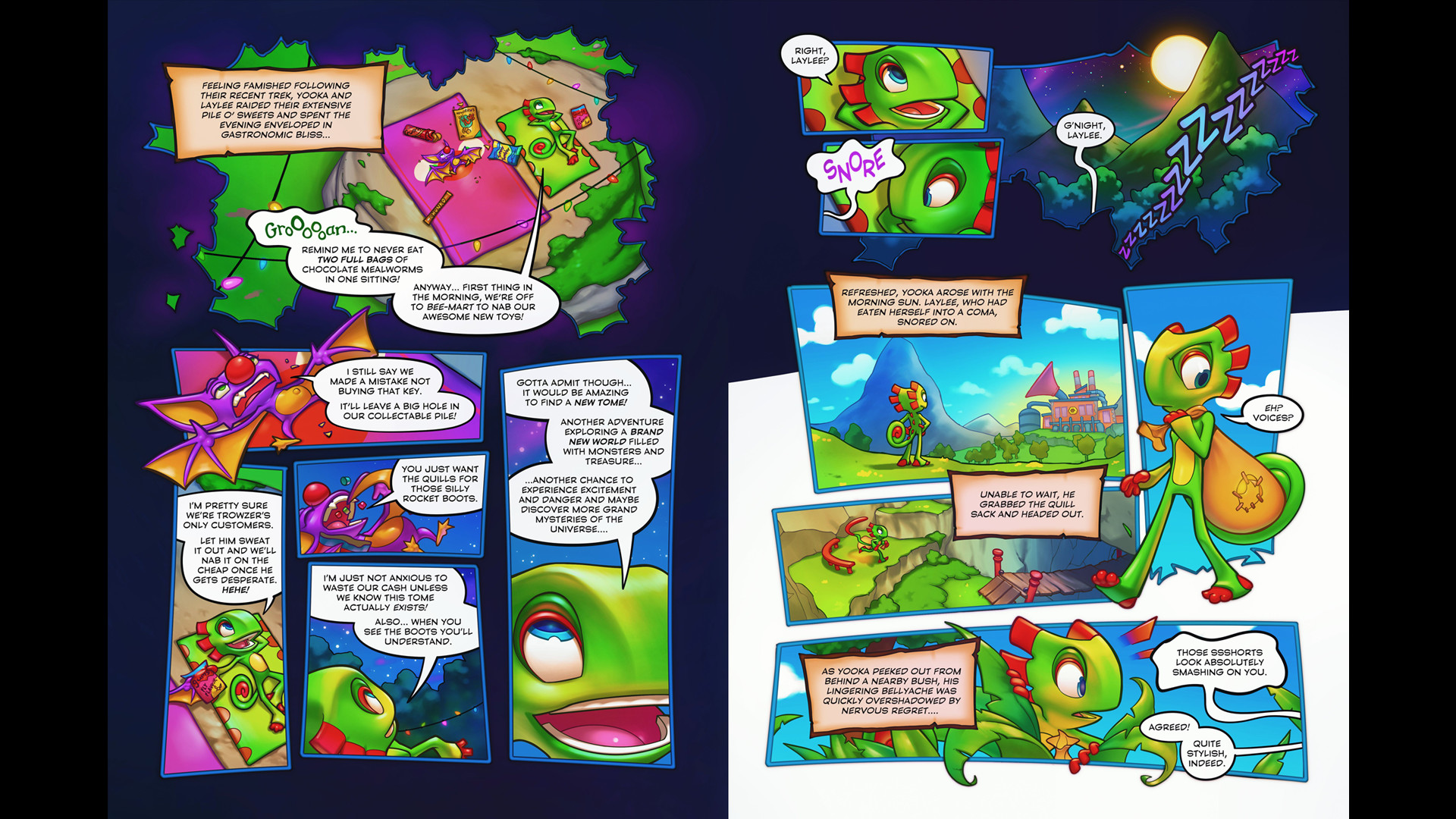 Yooka-Laylee and the Kracklestone - Graphic Novel screenshot 3