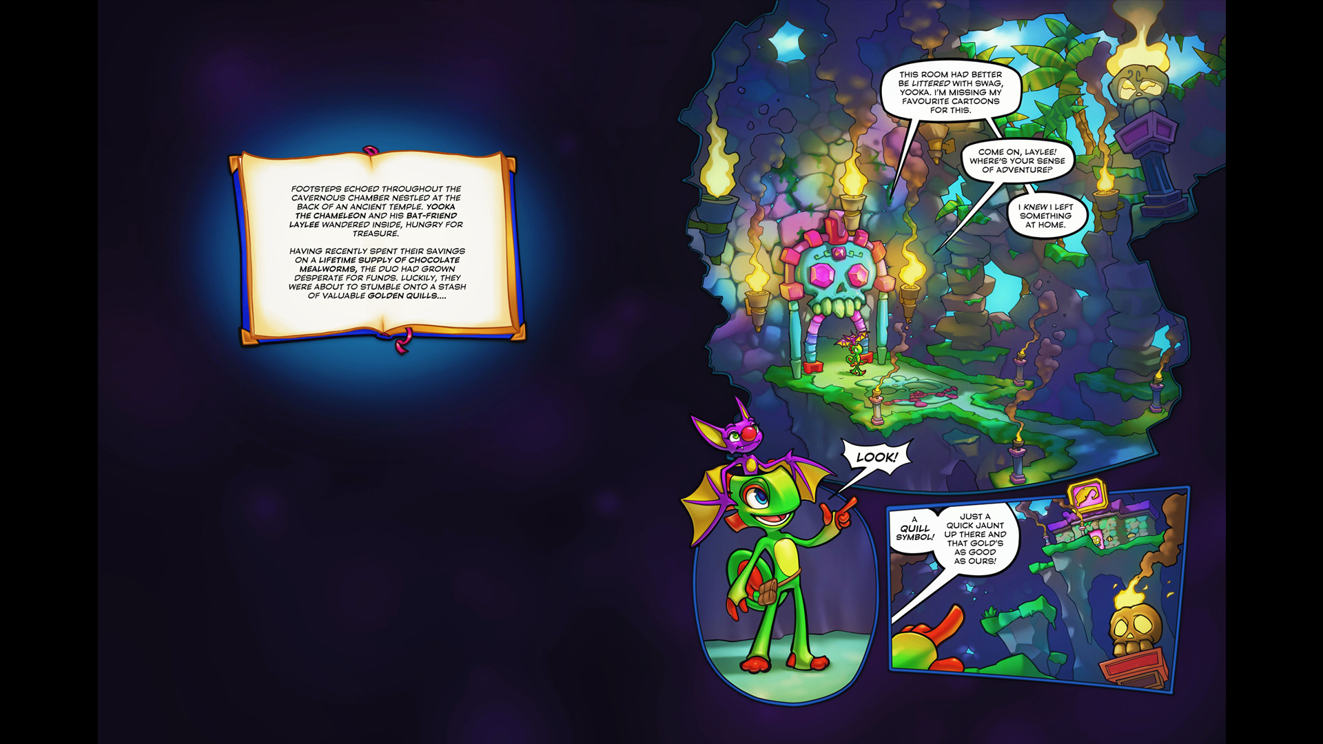 Yooka-Laylee and the Kracklestone - Graphic Novel screenshot 2