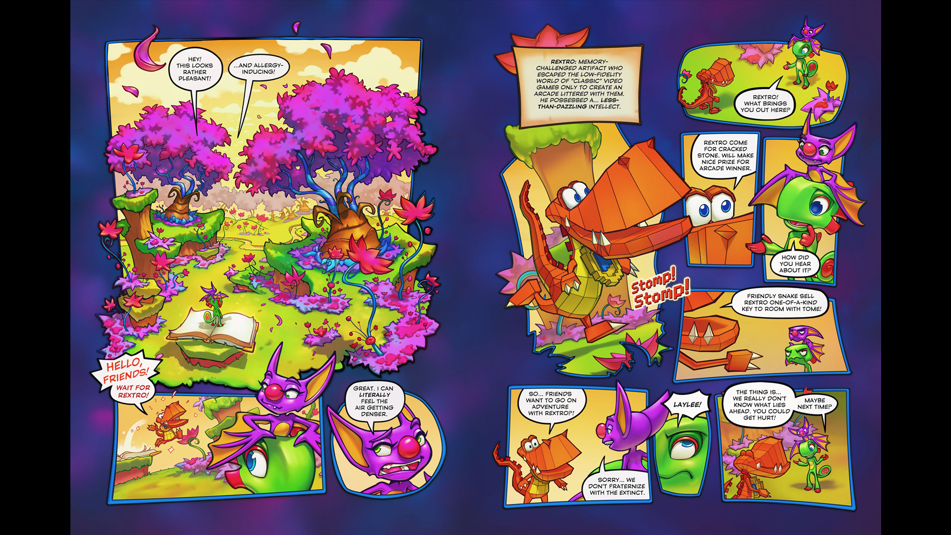 Yooka-Laylee and the Kracklestone - Graphic Novel screenshot 9