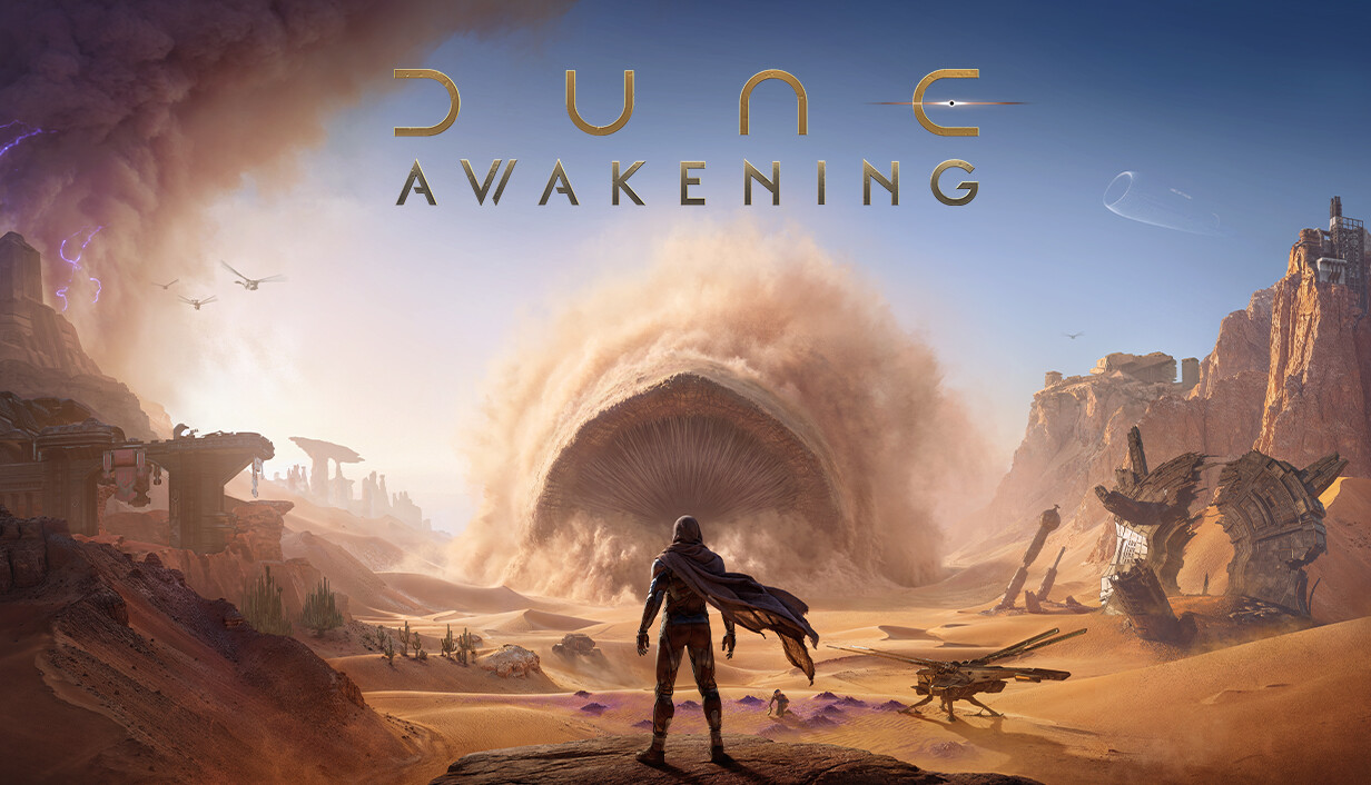 Official Dune Awakening key art used before creating a dedicated SteamOS performance profile