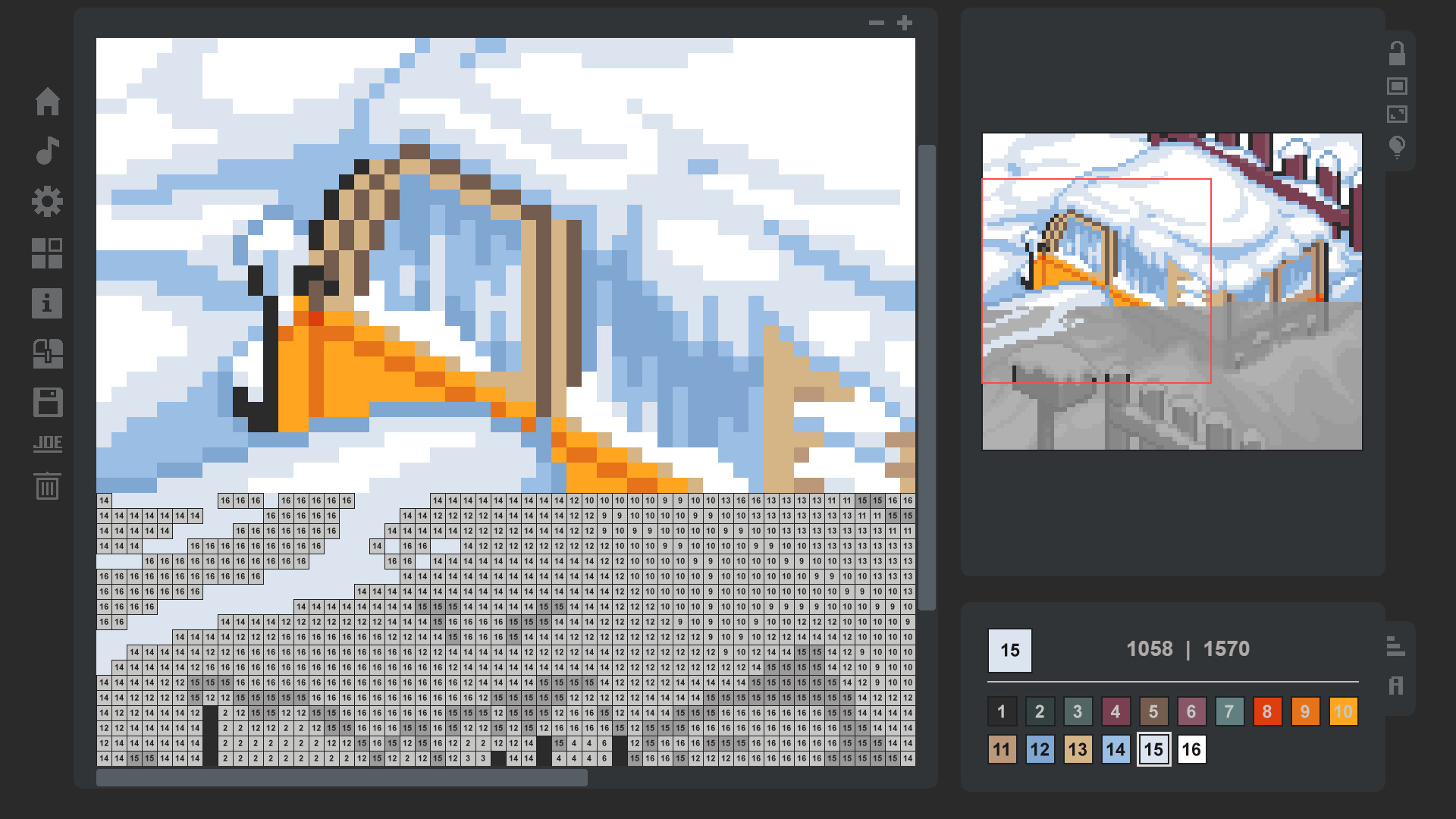 Coloring Game: Little City - No.3 screenshot 1