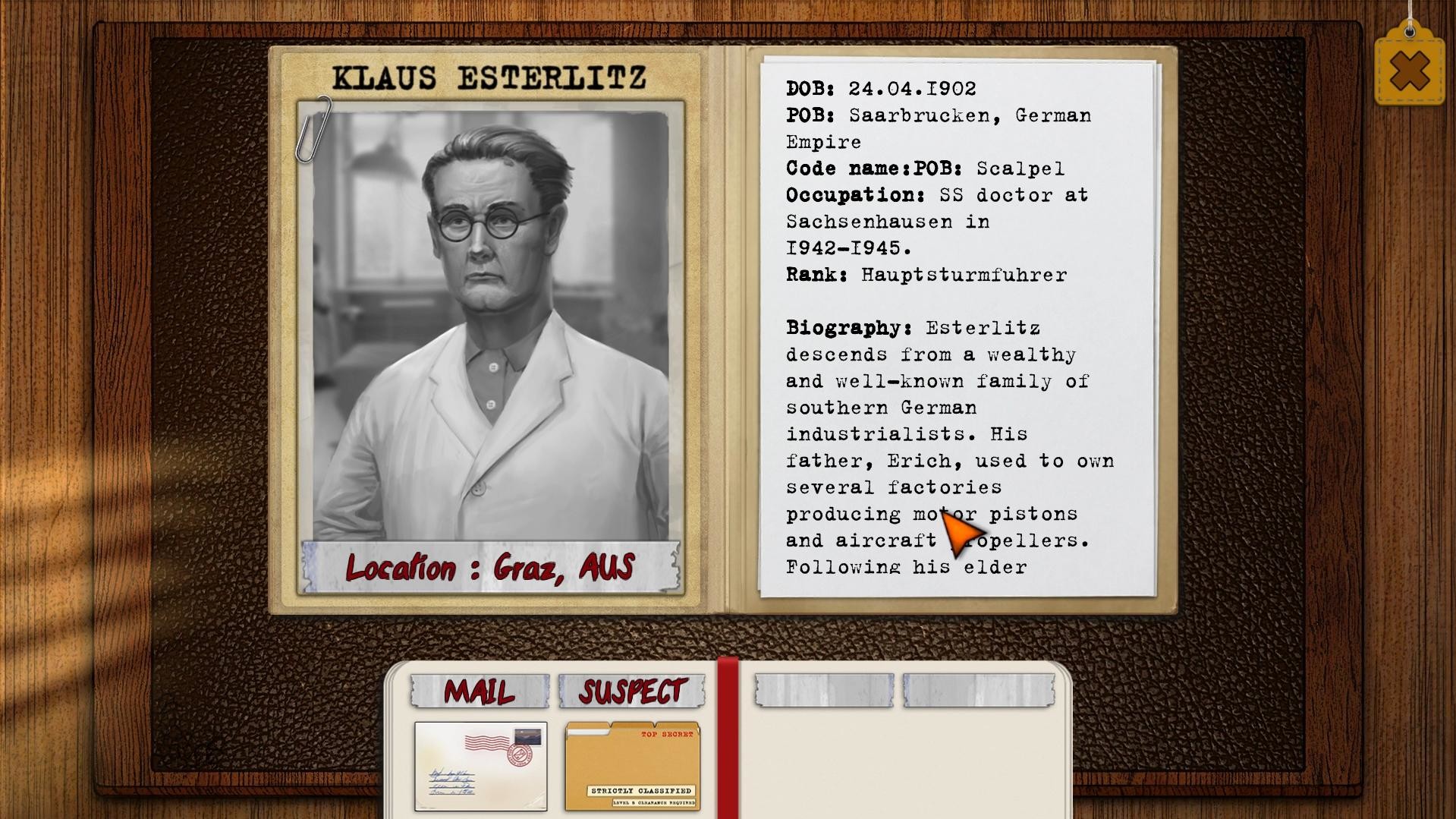 Ashland Dossier screenshot 2