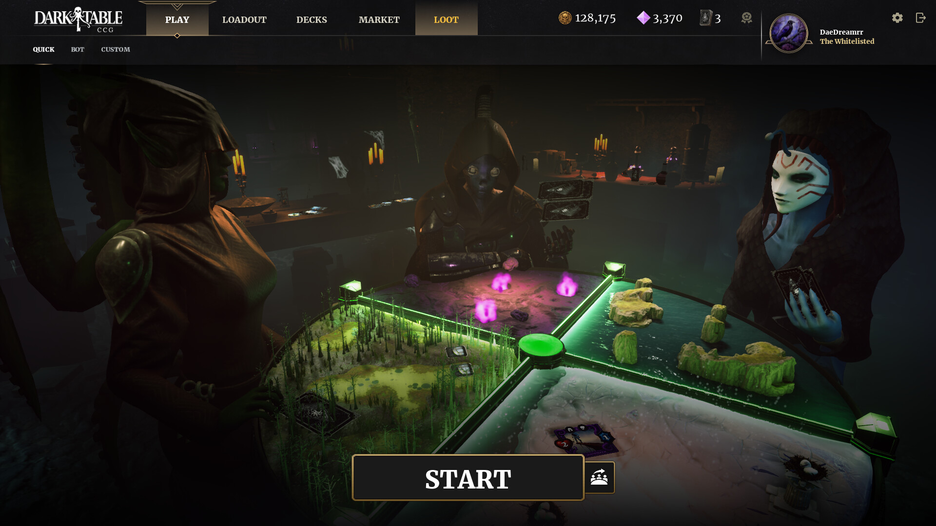 Dark Table CCG screenshot 1