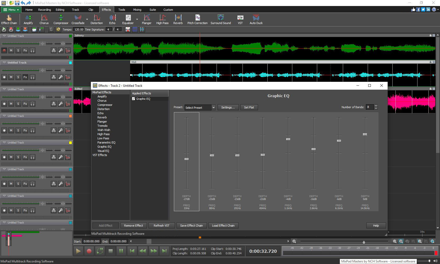 MixPad screenshot 2