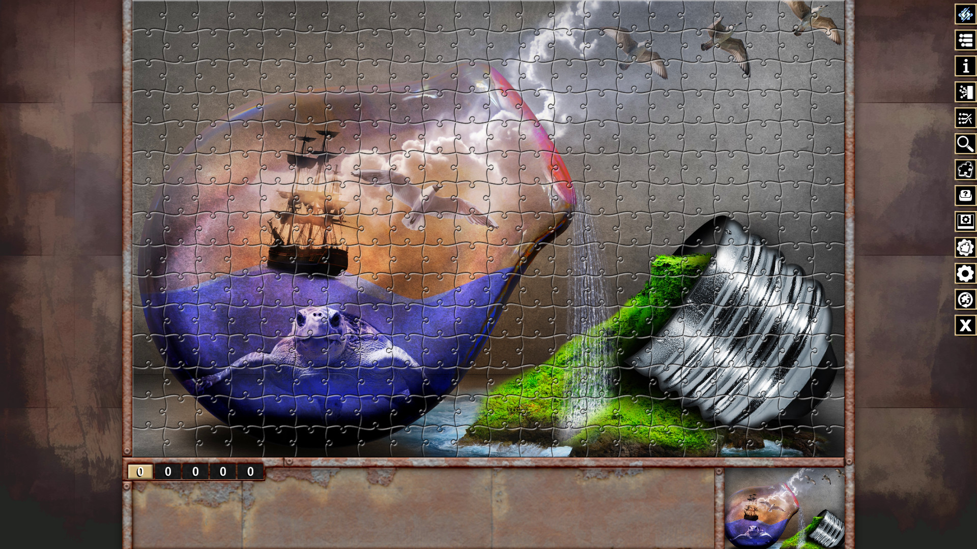 Pixel Puzzles Traditional Jigsaws Pack: Abstract screenshot 2