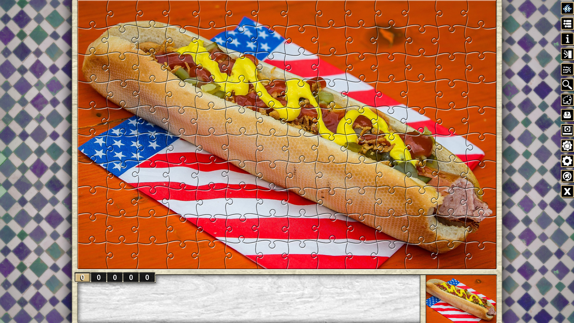 Pixel Puzzles Traditional Jigsaws Pack: Fast Food screenshot 3