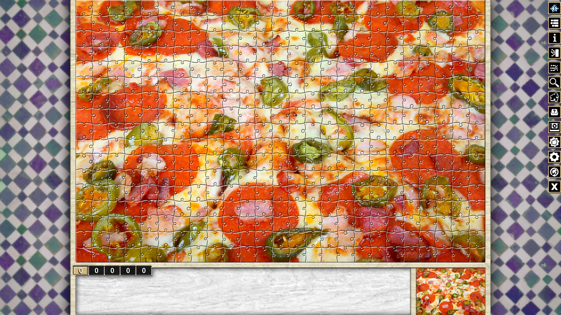Pixel Puzzles Traditional Jigsaws Pack: Fast Food screenshot 2