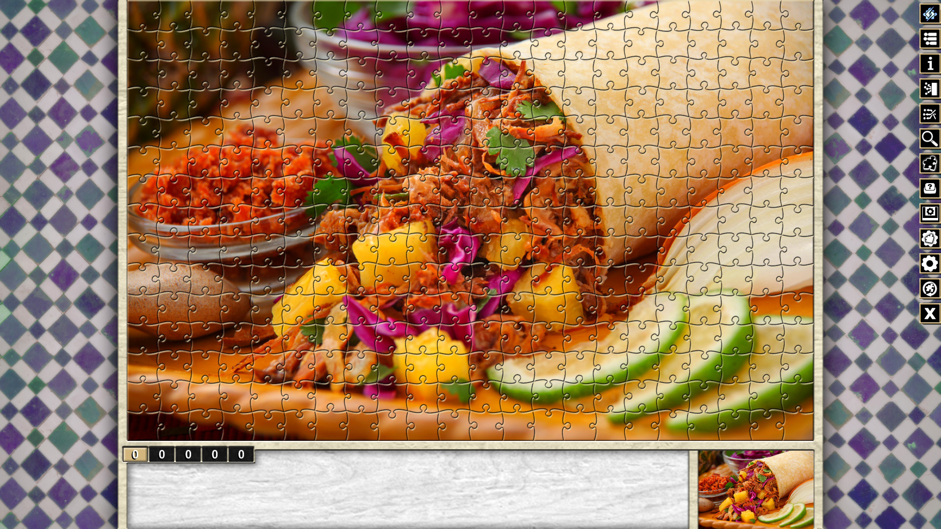 Pixel Puzzles Traditional Jigsaws Pack: Fast Food screenshot 4