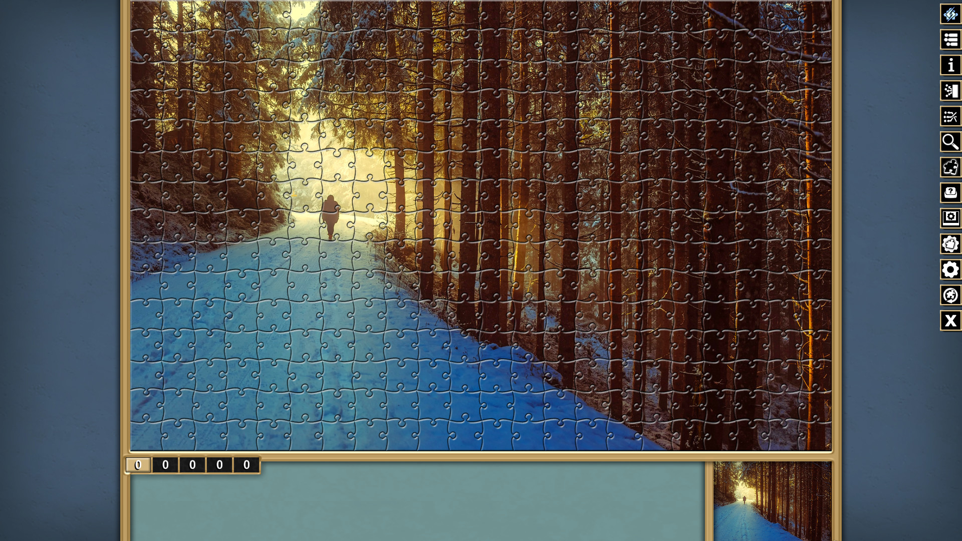 Pixel Puzzles Traditional Jigsaws Pack: Winter screenshot 6