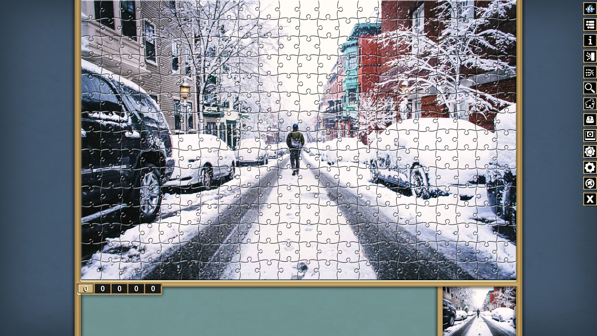 Pixel Puzzles Traditional Jigsaws Pack: Winter screenshot 5