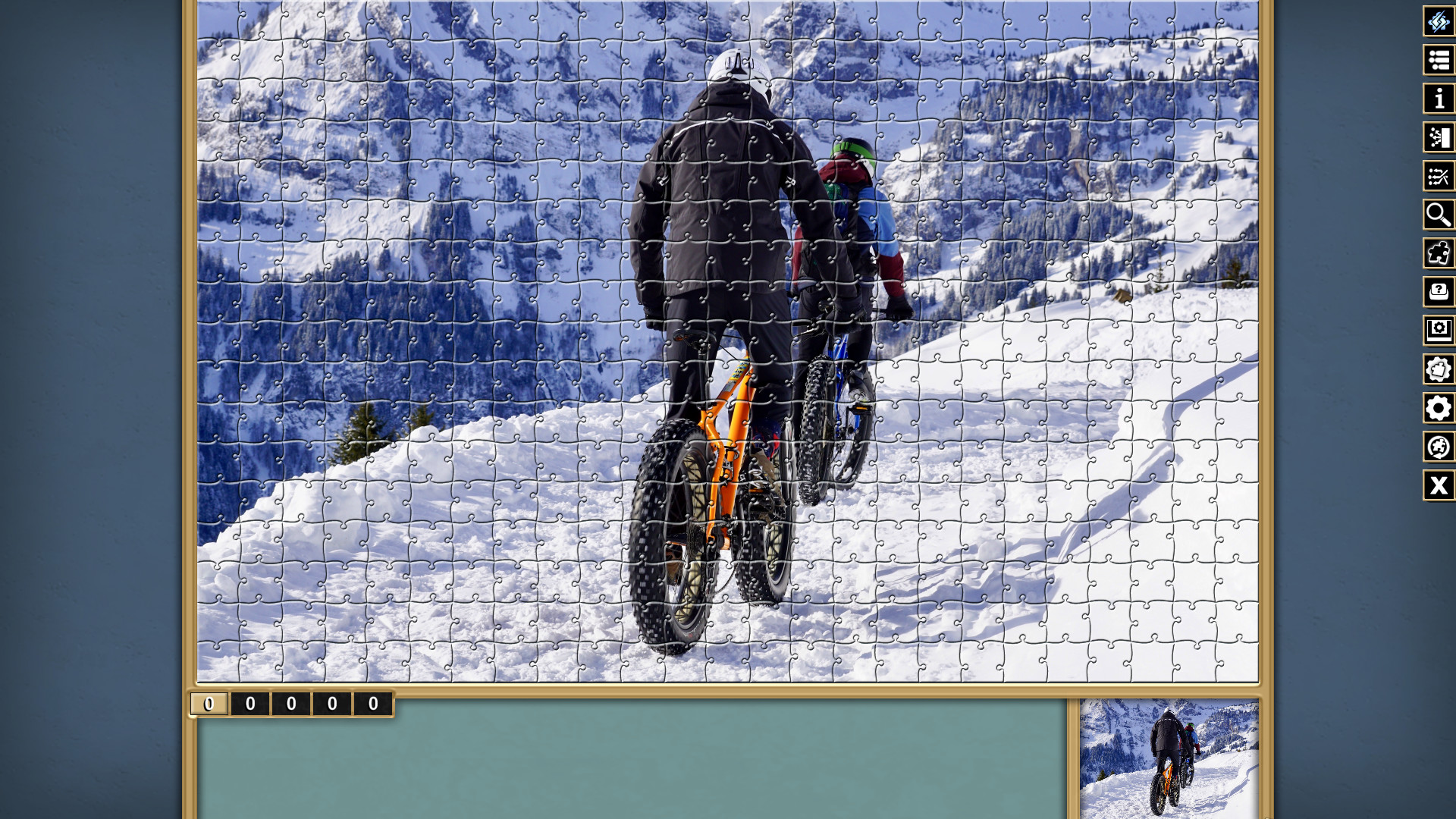 Pixel Puzzles Traditional Jigsaws Pack: Winter screenshot 3