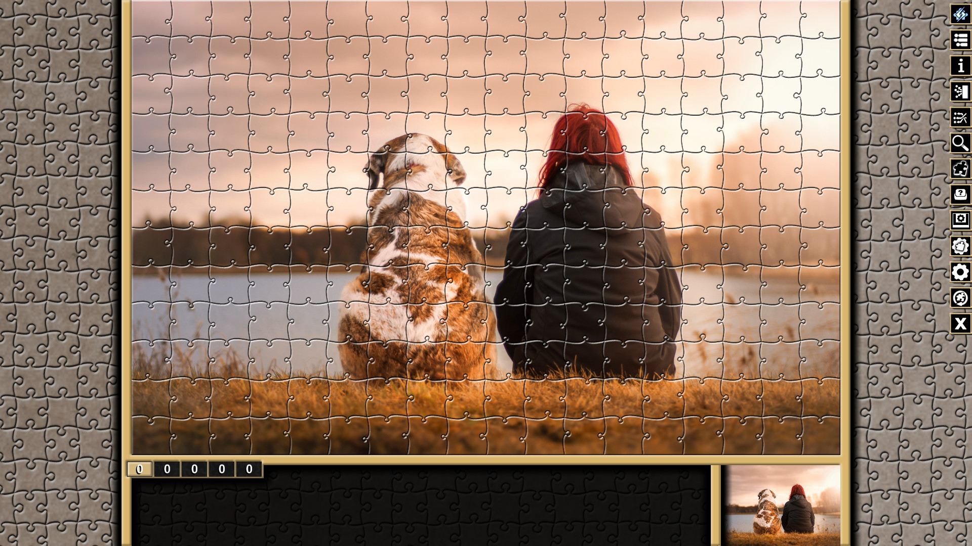 Pixel Puzzles Traditional Jigsaws Pack: Dogs screenshot 2