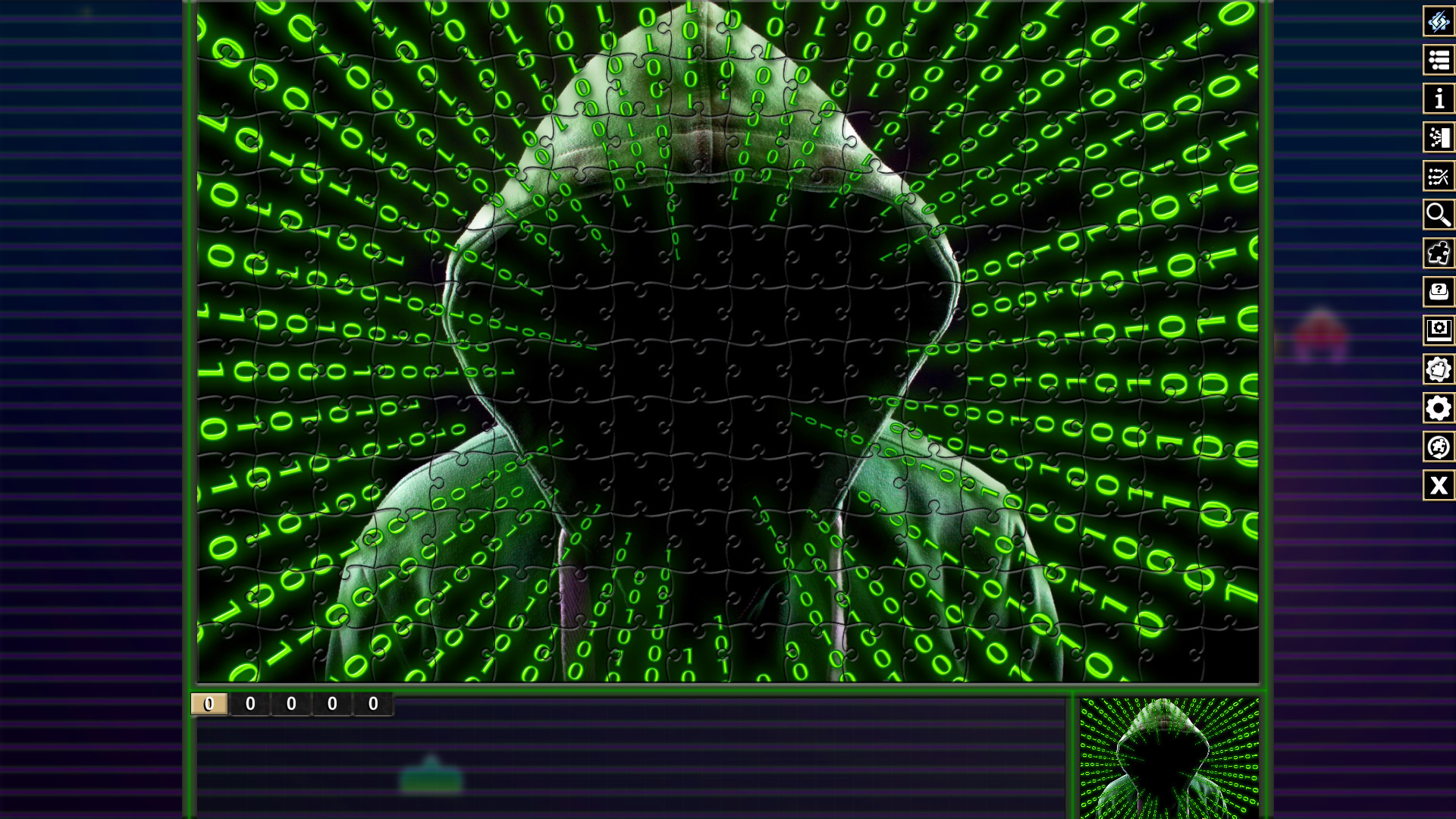 Pixel Puzzles Traditional Jigsaws Pack: Cyberpunk screenshot 3
