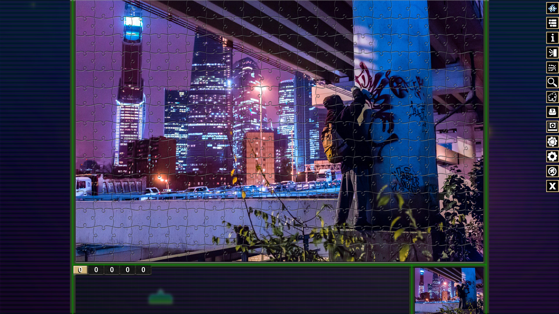 Pixel Puzzles Traditional Jigsaws Pack: Cyberpunk screenshot 6