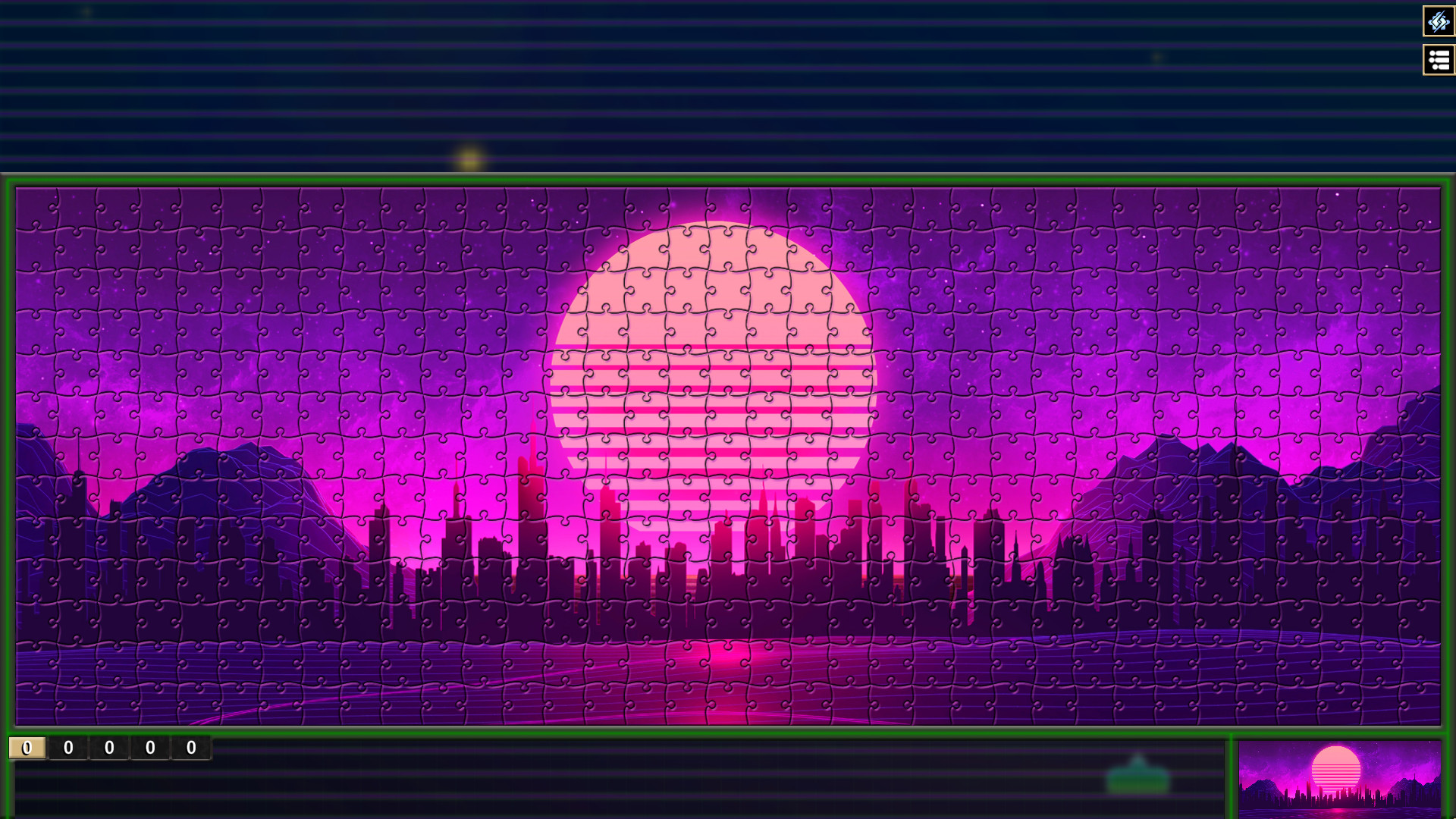 Pixel Puzzles Traditional Jigsaws Pack: Cyberpunk screenshot 1