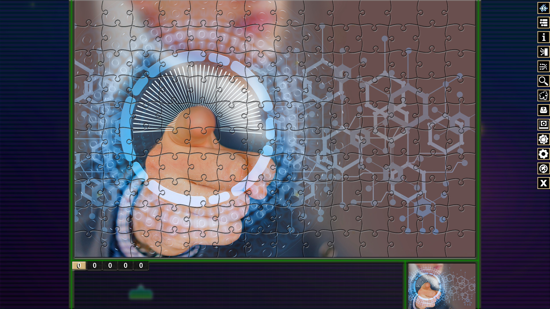 Pixel Puzzles Traditional Jigsaws Pack: Cyberpunk screenshot 7
