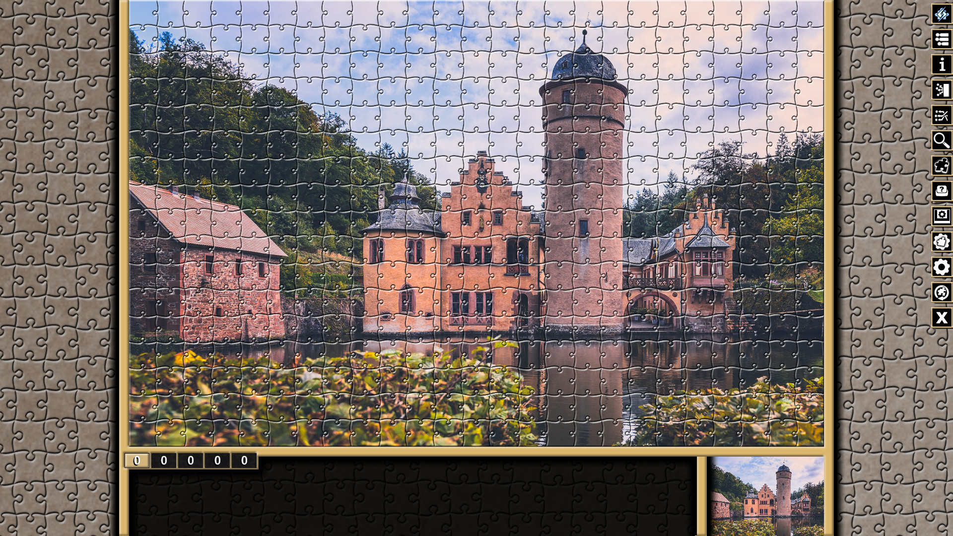Pixel Puzzles Traditional Jigsaws Pack: German Castles screenshot 1