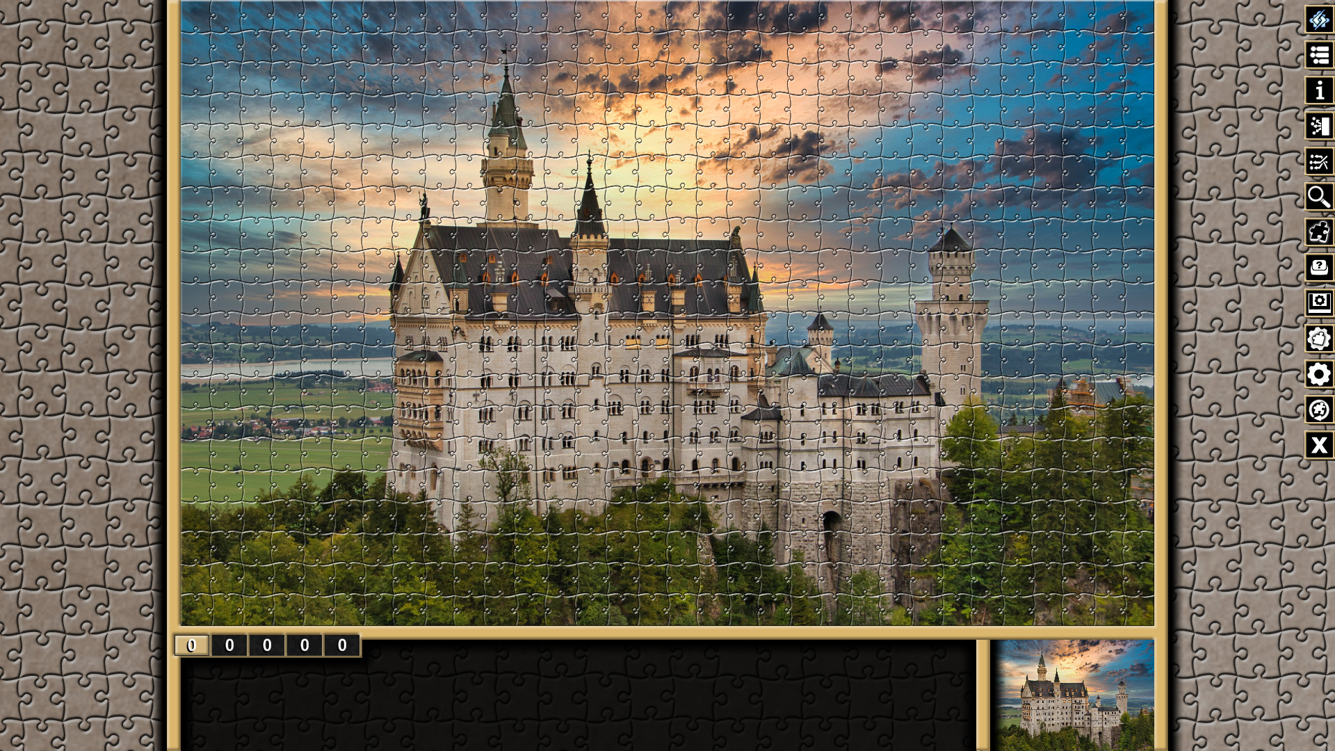 Pixel Puzzles Traditional Jigsaws Pack: German Castles screenshot 3