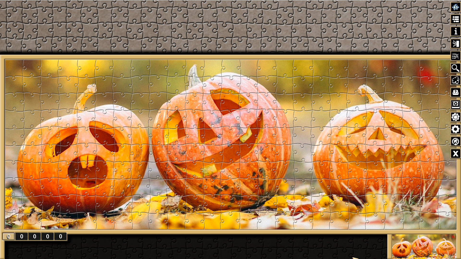 Pixel Puzzles Traditional Jigsaws Pack: Halloween screenshot 1