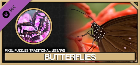 Pixel Puzzles Traditional Jigsaws Pack: Butterflies product image