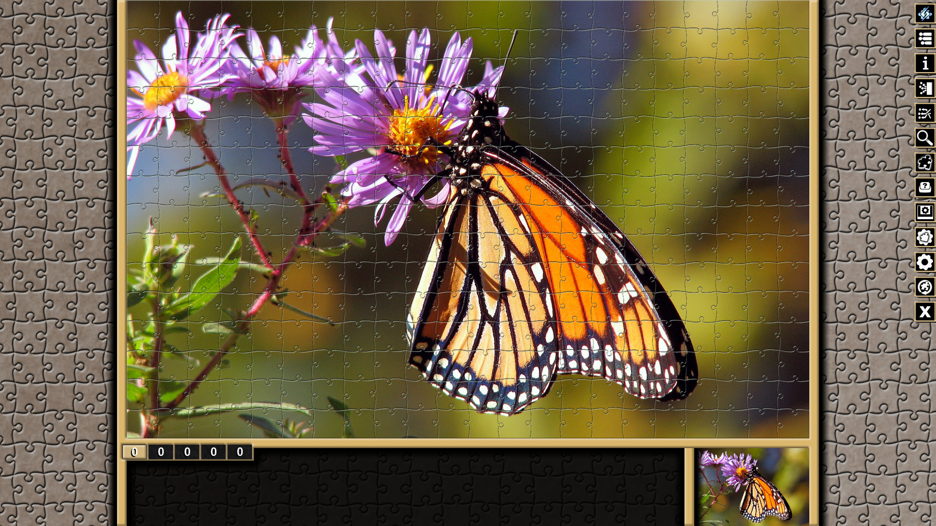 Pixel Puzzles Traditional Jigsaws Pack: Butterflies screenshot 2