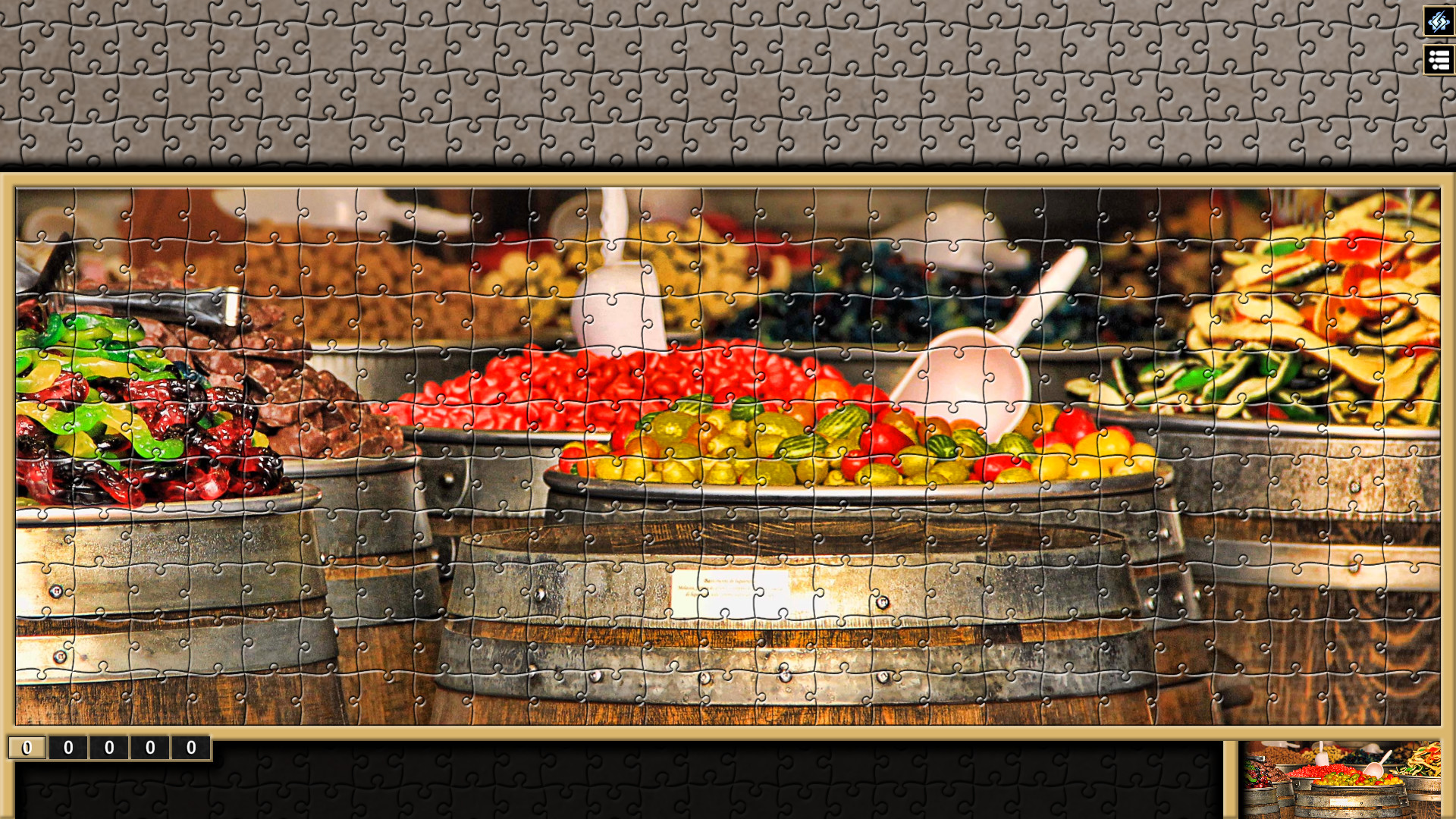 Pixel Puzzles Traditional Jigsaws Pack: Candy screenshot 1