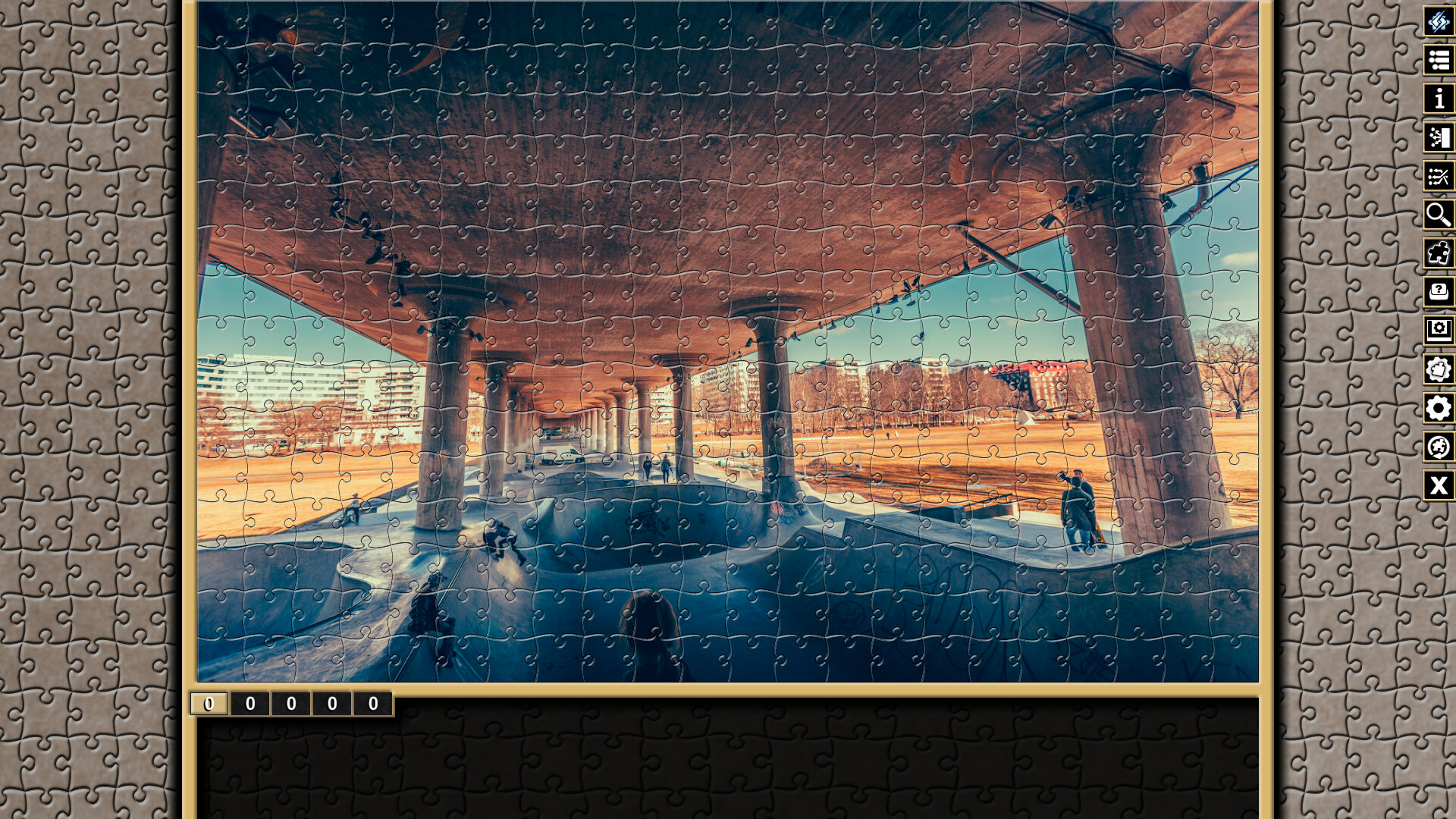 Pixel Puzzles Traditional Jigsaws Pack: Extreme Sports screenshot 1