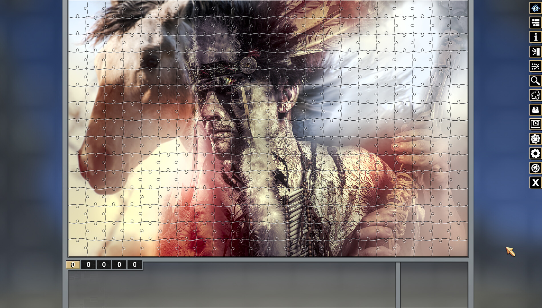 Pixel Puzzles Traditional Jigsaws Pack: Native American screenshot 2