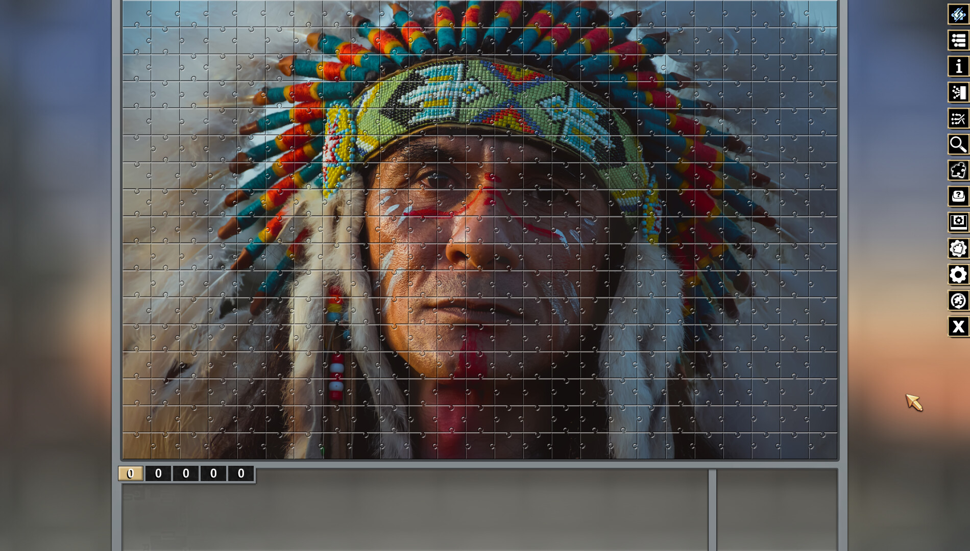 Pixel Puzzles Traditional Jigsaws Pack: Native American screenshot 1