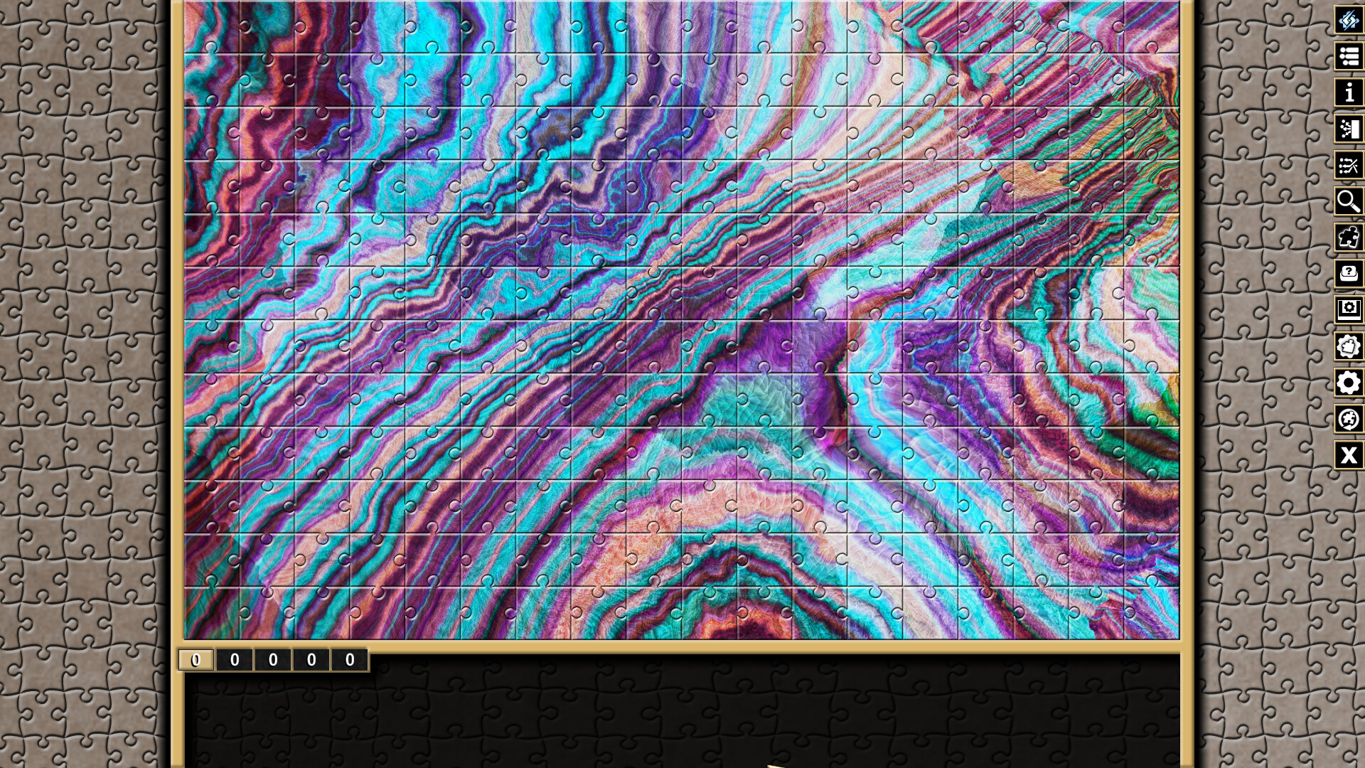 Pixel Puzzles Traditional Jigsaws Pack: Geodes screenshot 8