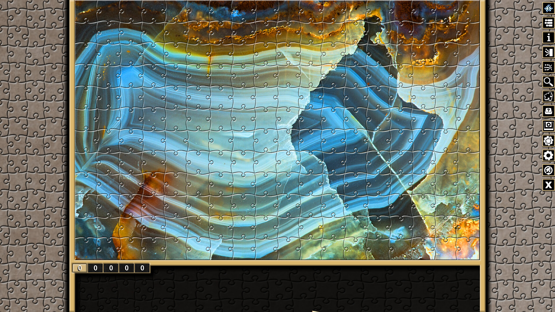 Pixel Puzzles Traditional Jigsaws Pack: Geodes screenshot 1