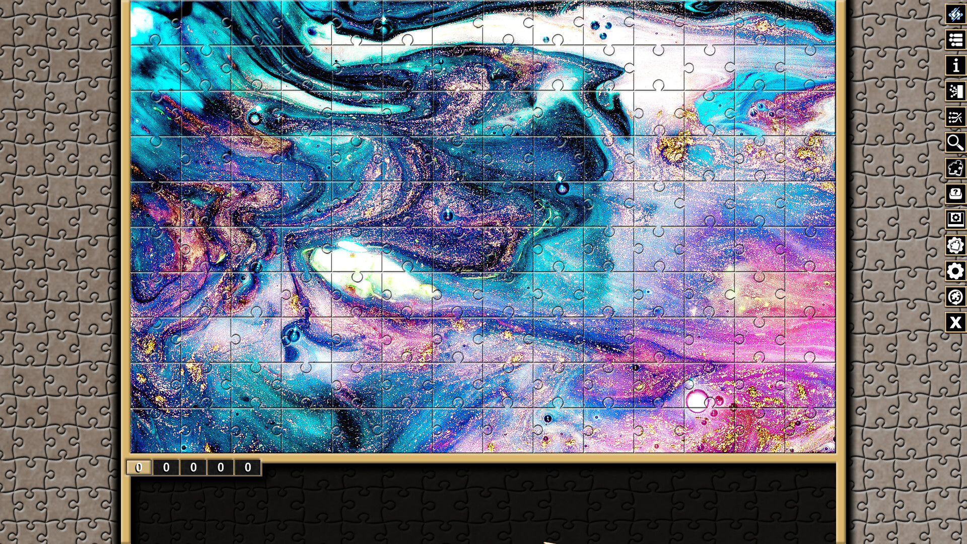 Pixel Puzzles Traditional Jigsaws Pack: Geodes screenshot 4
