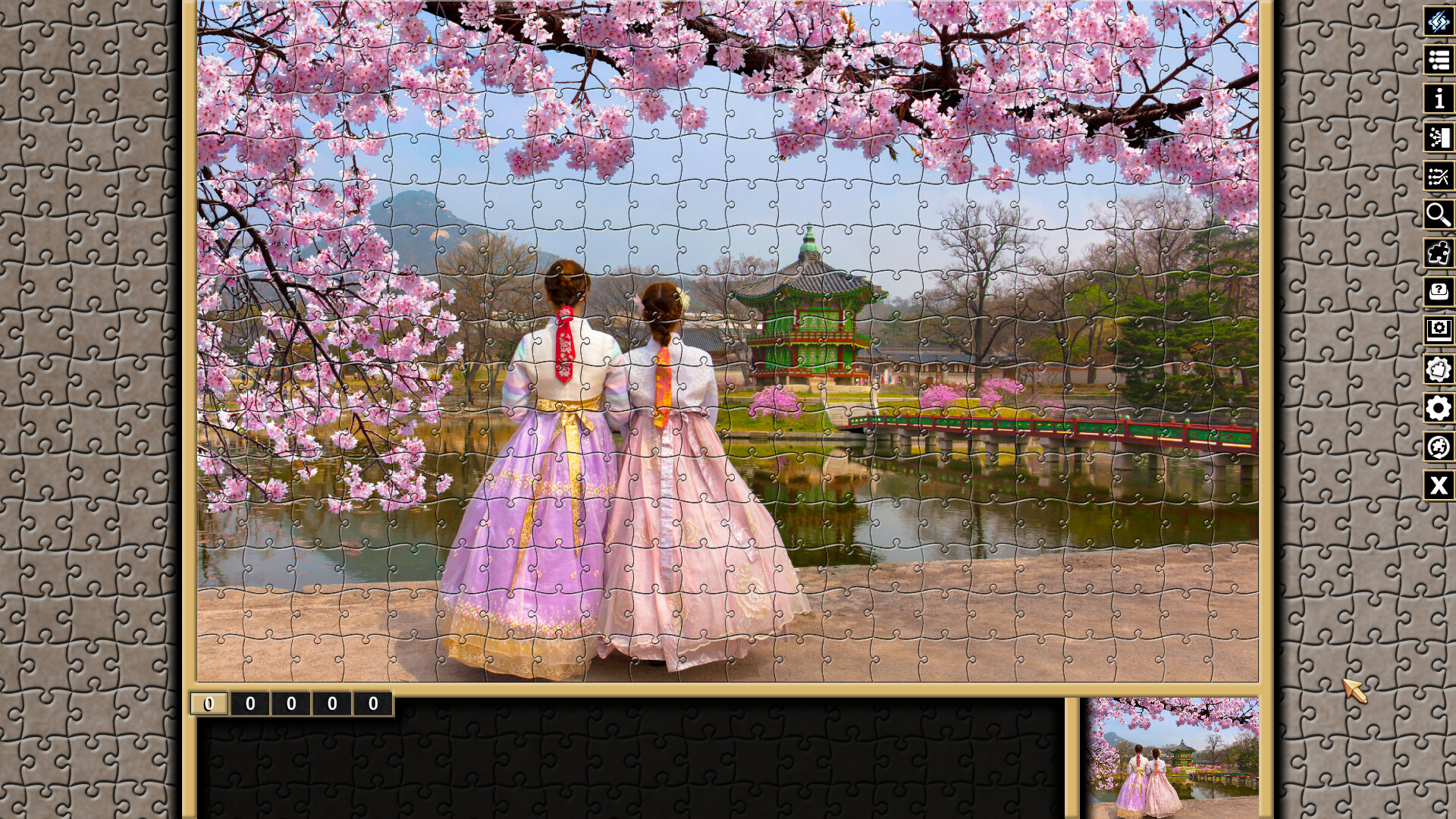 Pixel Puzzles Traditional Jigsaws Pack: Korea screenshot 10