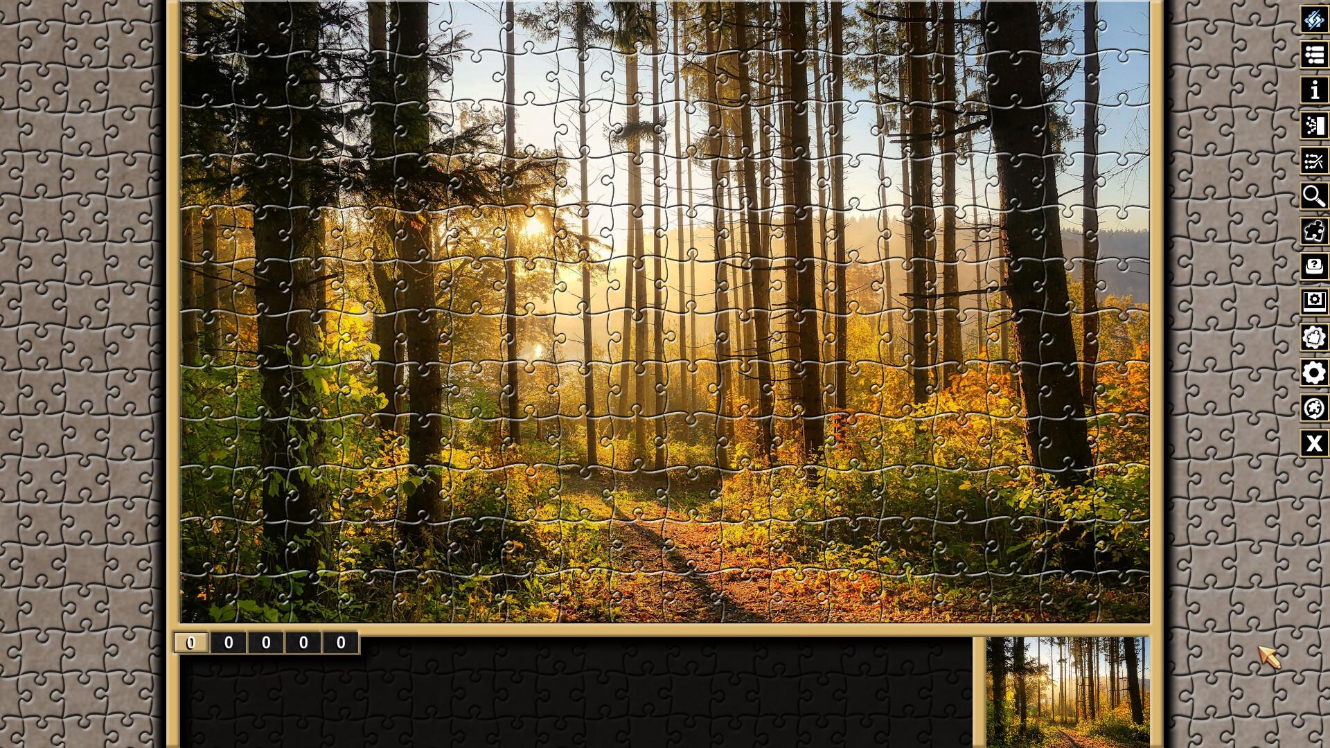 Pixel Puzzles Traditional Jigsaws Pack: Forests screenshot 12