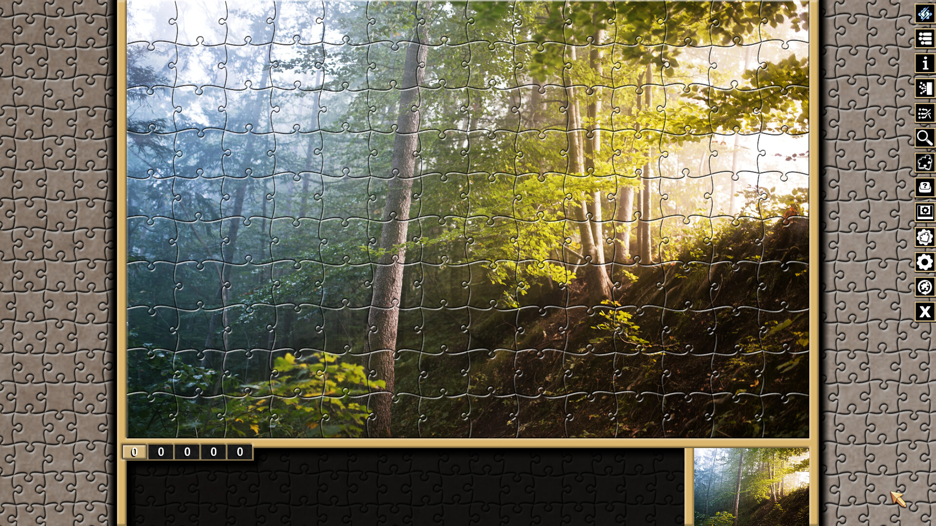 Pixel Puzzles Traditional Jigsaws Pack: Forests screenshot 7