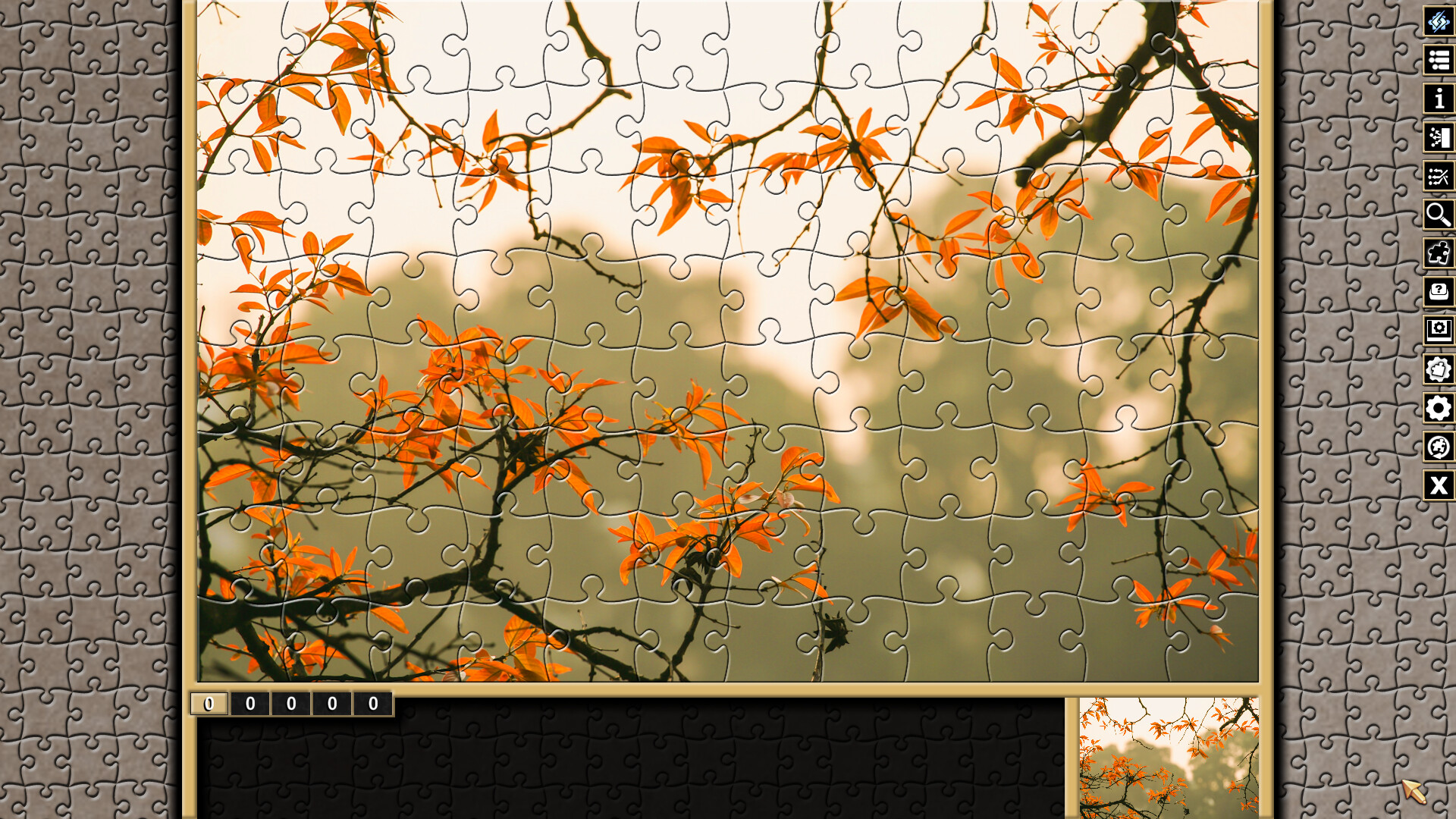 Pixel Puzzles Traditional Jigsaws Pack: Forests screenshot 1
