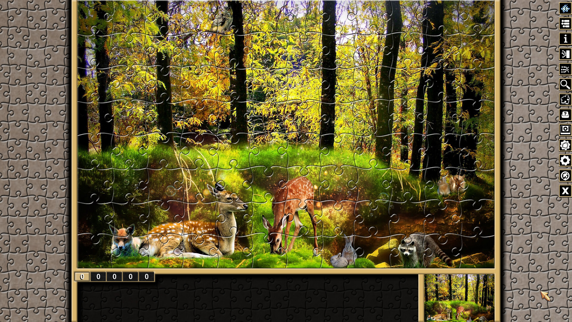 Pixel Puzzles Traditional Jigsaws Pack: Forests screenshot 9