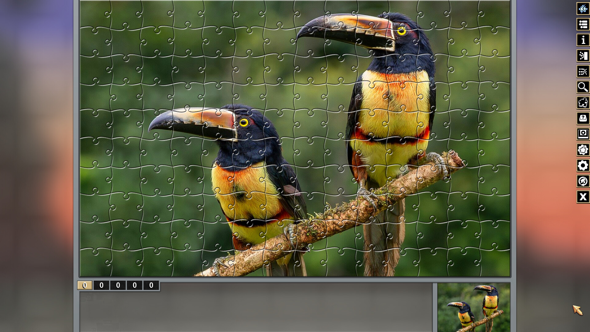 Pixel Puzzles Traditional Jigsaws Pack: Colorful Animals screenshot 3