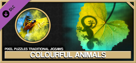 Pixel Puzzles Traditional Jigsaws Pack: Colorful Animals