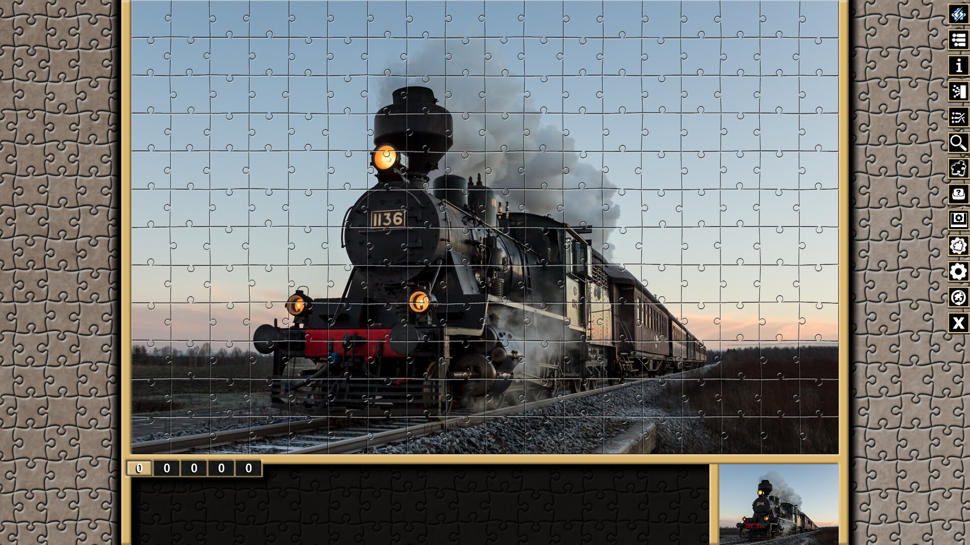 Pixel Puzzles Traditional Jigsaws Pack: Locomotive screenshot 11