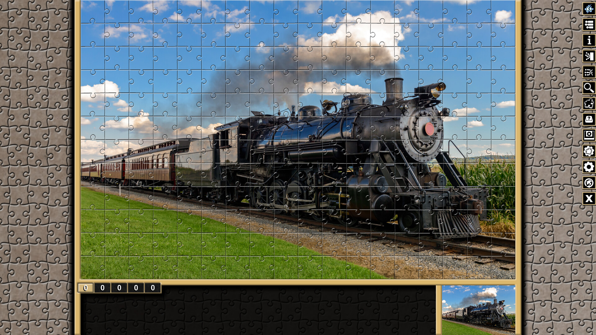 Pixel Puzzles Traditional Jigsaws Pack: Locomotive screenshot 8