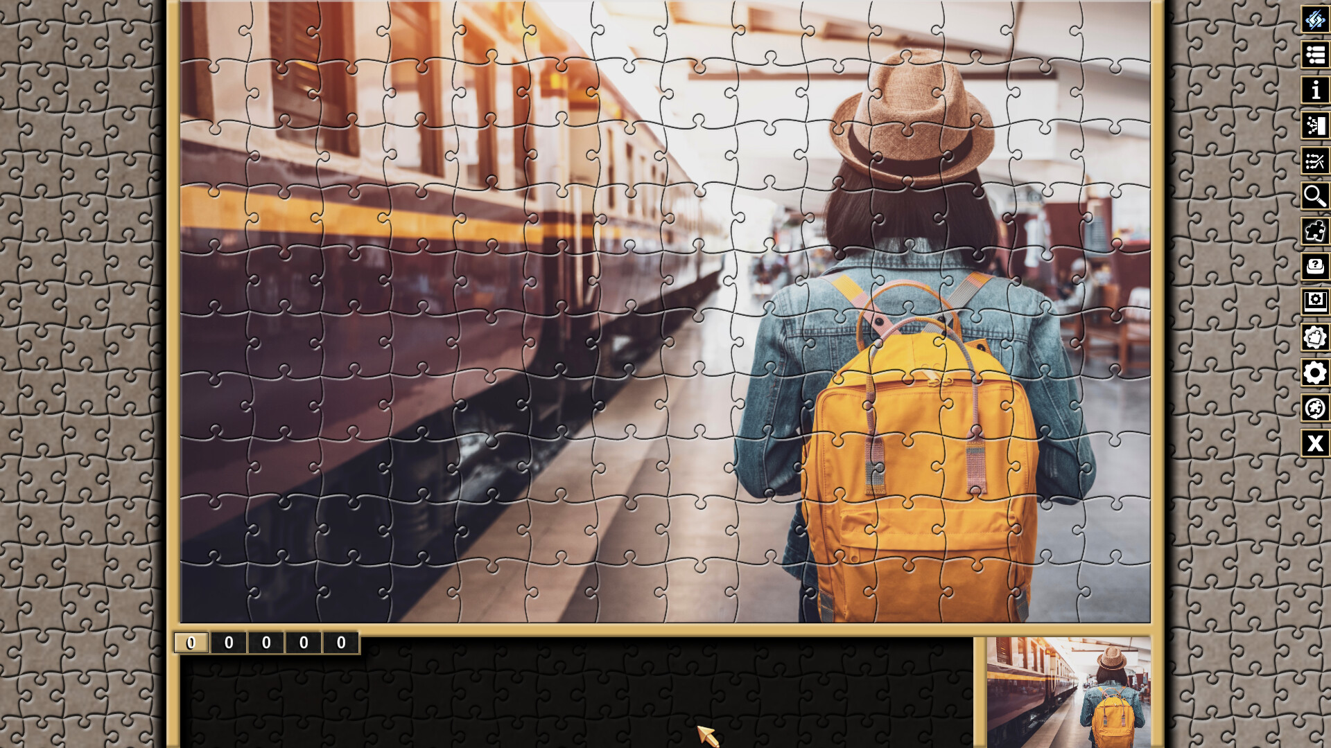 Pixel Puzzles Traditional Jigsaws Pack: Locomotive screenshot 3
