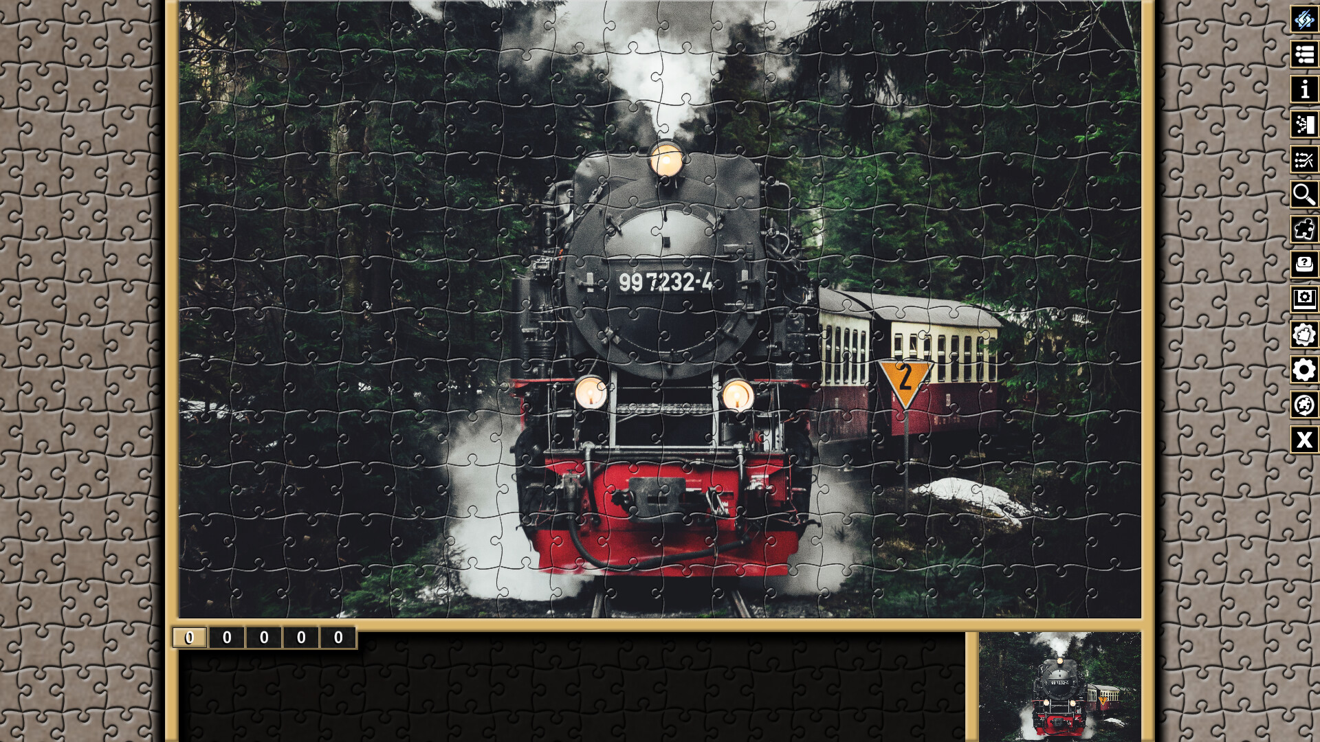 Pixel Puzzles Traditional Jigsaws Pack: Locomotive screenshot 4