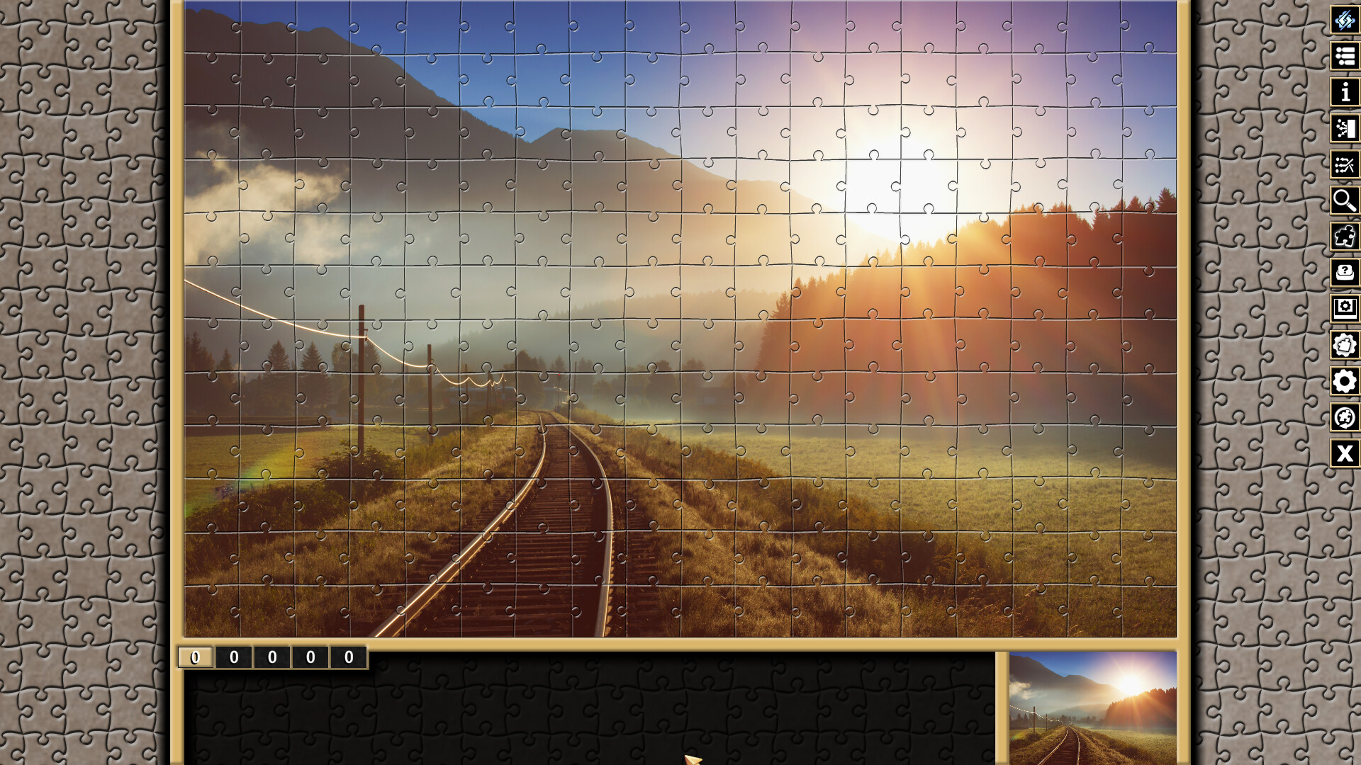 Pixel Puzzles Traditional Jigsaws Pack: Locomotive screenshot 6
