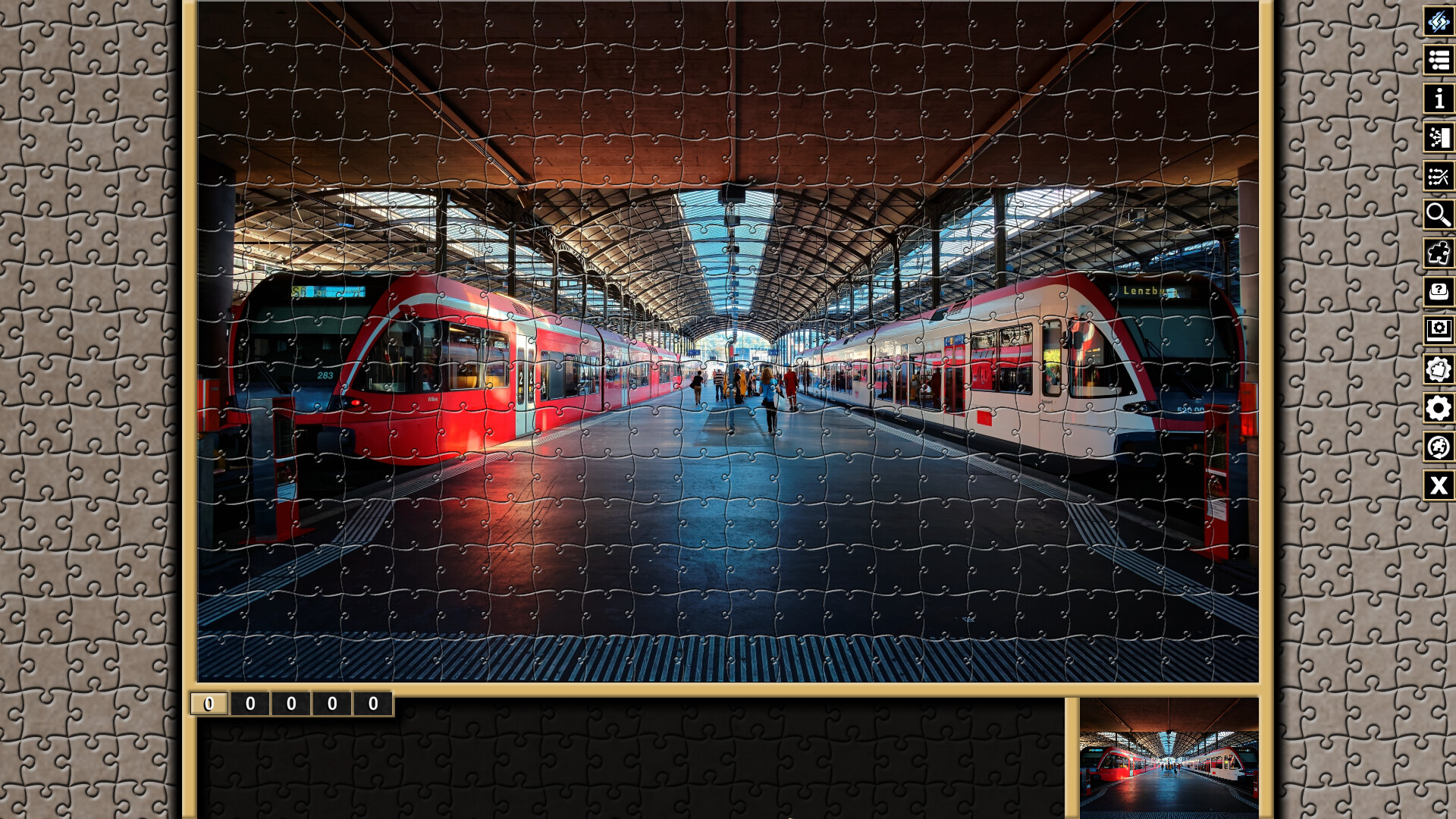 Pixel Puzzles Traditional Jigsaws Pack: Locomotive screenshot 10