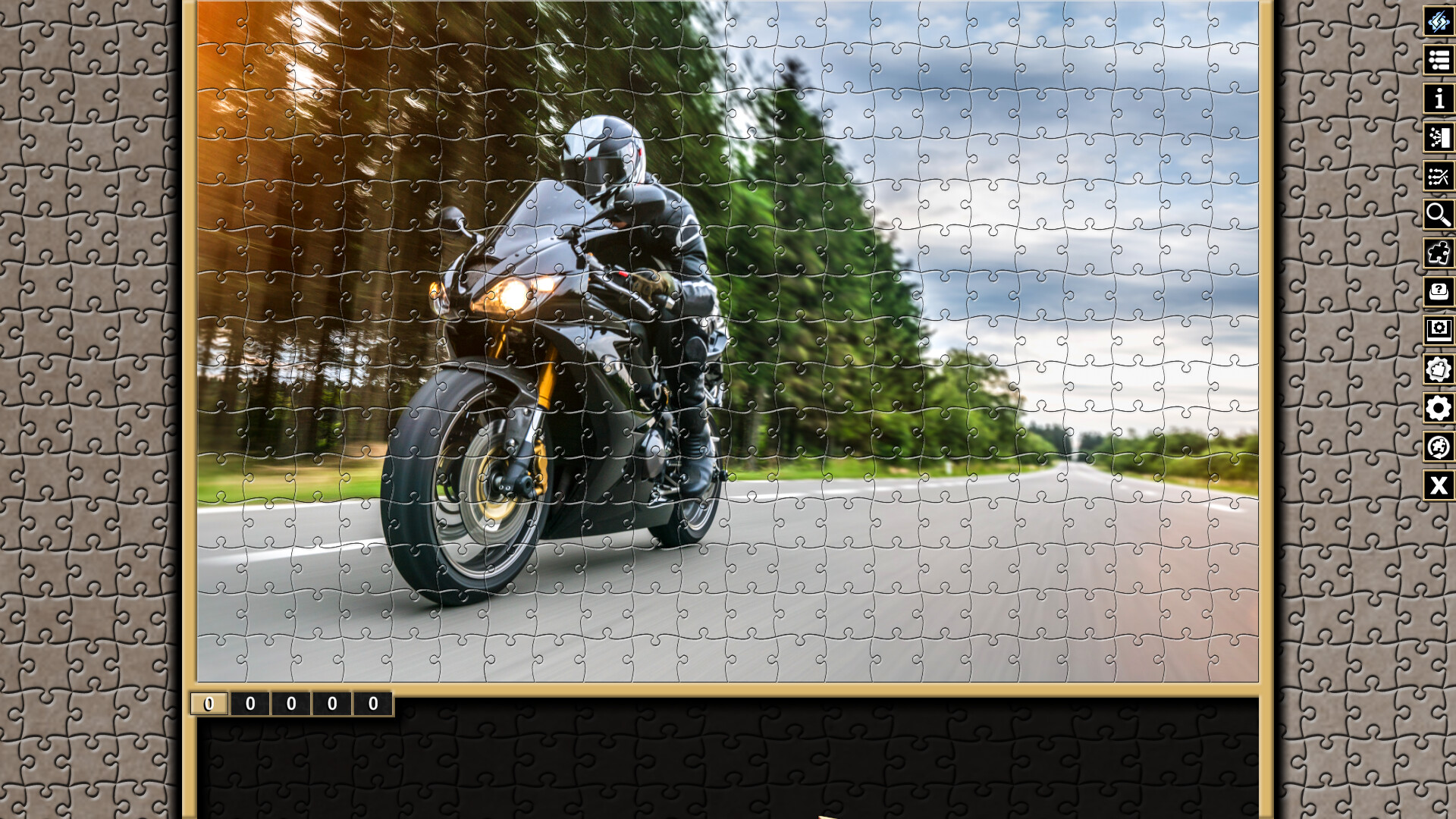 Pixel Puzzles Traditional Jigsaws Pack: Motorbikes screenshot 8