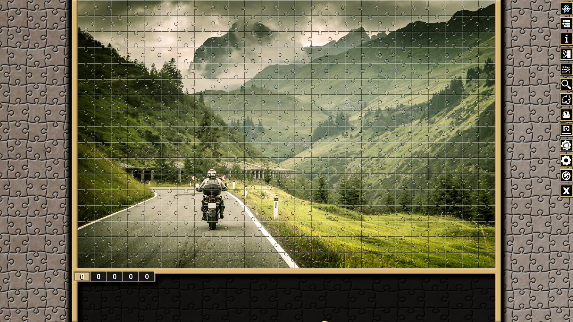 Pixel Puzzles Traditional Jigsaws Pack: Motorbikes screenshot 2