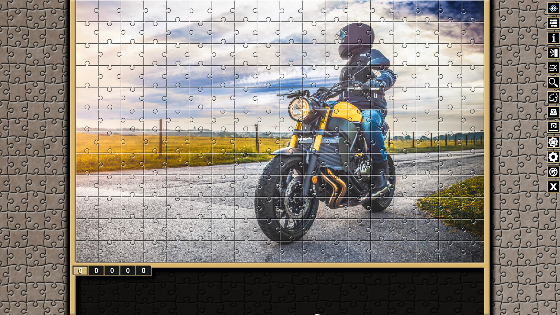 Pixel Puzzles Traditional Jigsaws Pack: Motorbikes screenshot 6