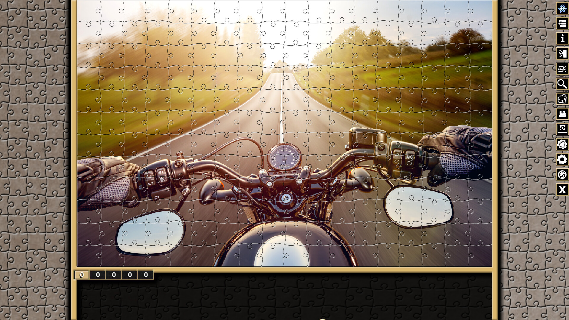 Pixel Puzzles Traditional Jigsaws Pack: Motorbikes screenshot 7