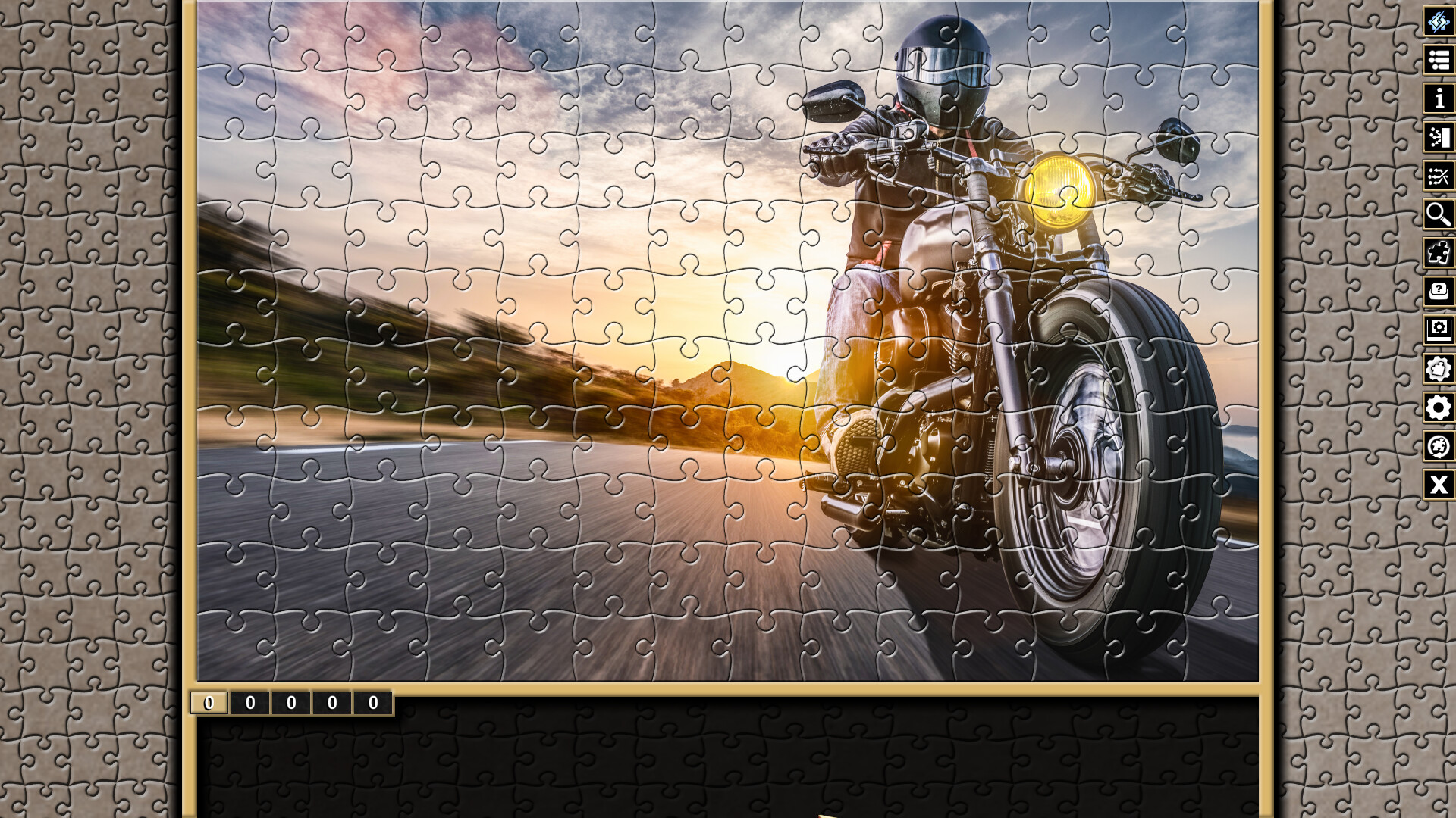 Pixel Puzzles Traditional Jigsaws Pack: Motorbikes screenshot 5